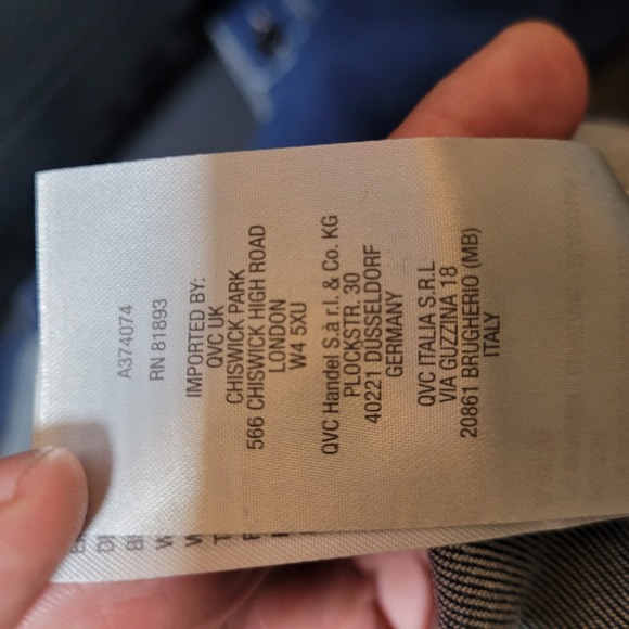 Susan Graver Jeans Denim Dress Button Down Long Sleeve Belted XS New Women - Picture 11 of 11